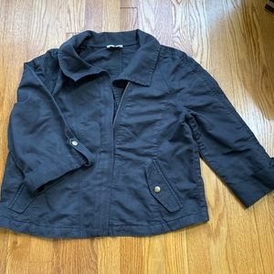 LOFT Cropped Moro Jacket